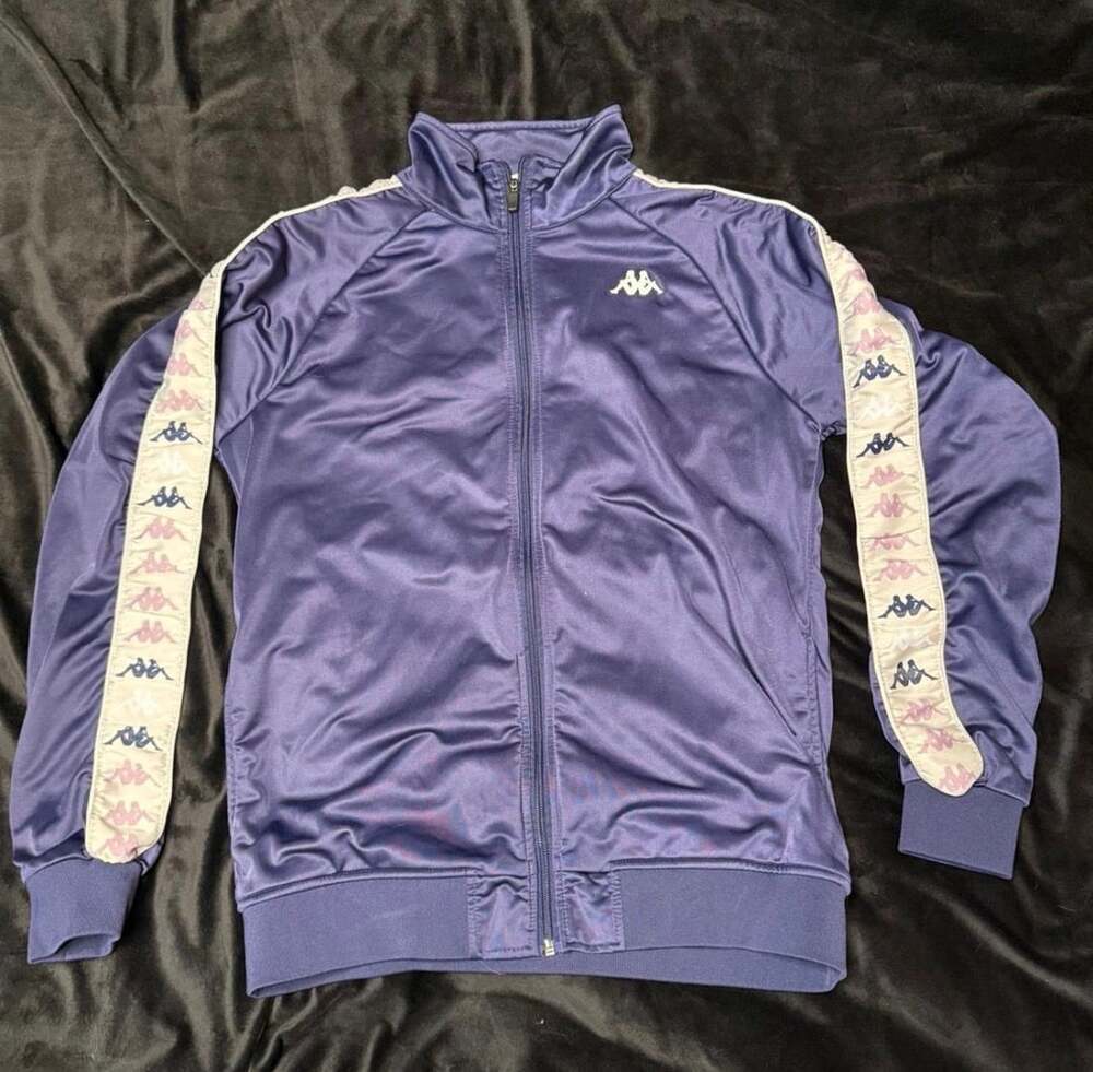 Kappa 222 Banda Track Jacket Purple Size Large